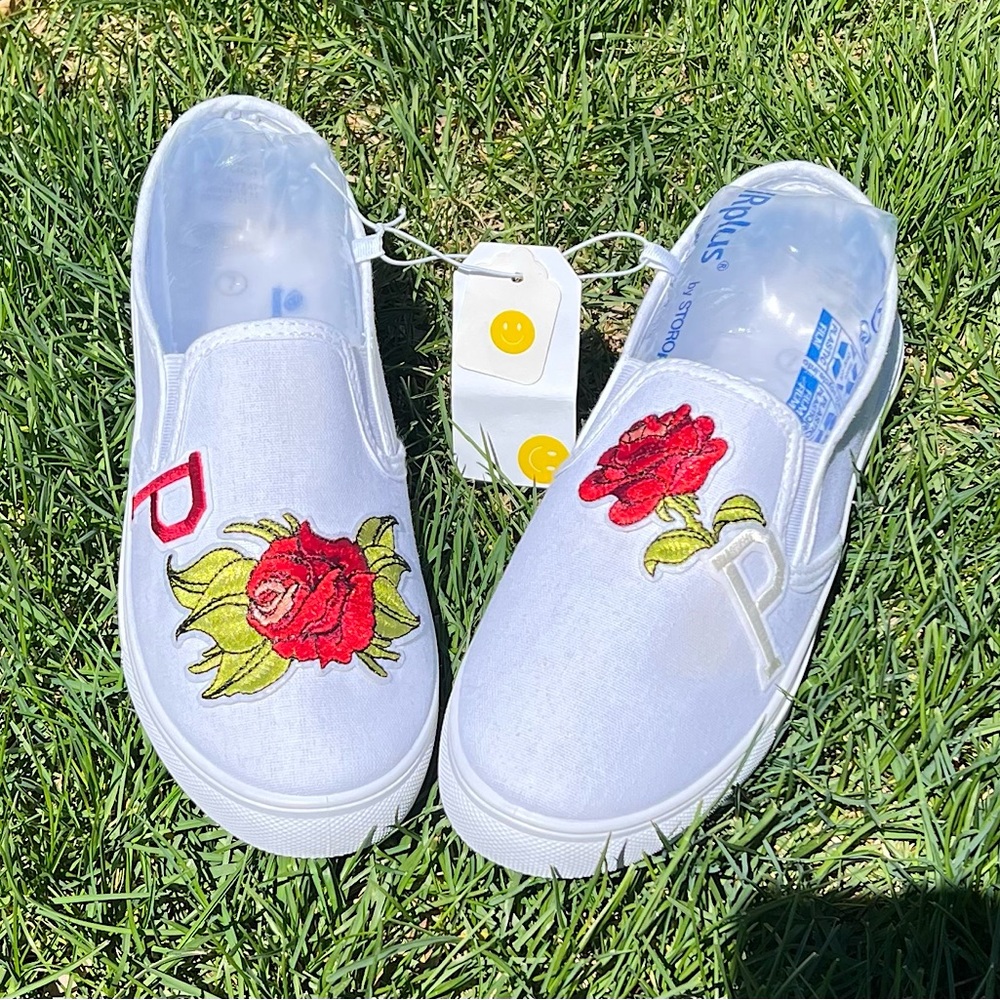 Pure apparel rose shoes.